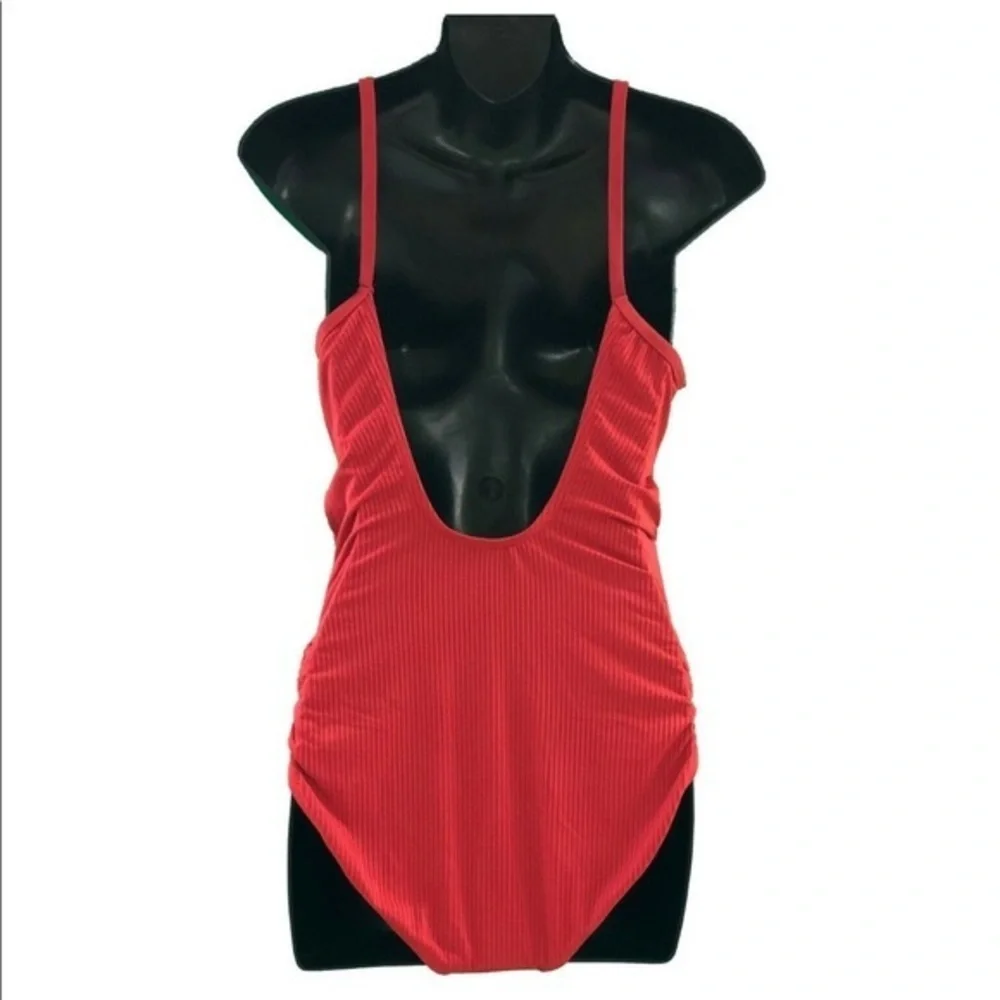 NWT Vigoss Rust Red 1PC Swimsuit